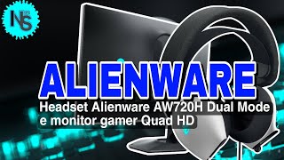 Alienware monitor Quad HD AW2724DM e Headset AW520H  | Com alta taxa de Atualização.
