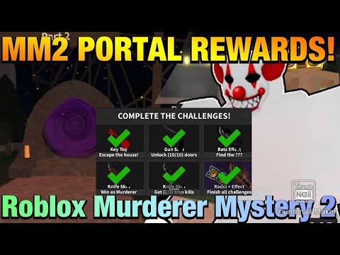 *NEW MM2 PORTAL REWARDS UPDATE* How To Get ALL THE REWARDS FAST In MM2! | Roblox Murderer Mystery 2