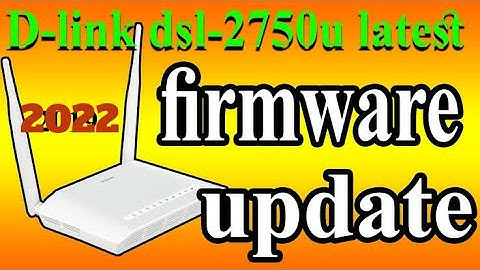 D-Link ADSL-2 Model 2750U Firmware update #firmware update kese kare.