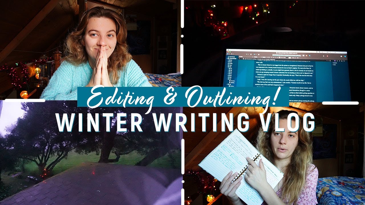 ❄️ a chilly winter writing vlog ❄️ editing *in dying starlight* and outlining a new fantasy series!