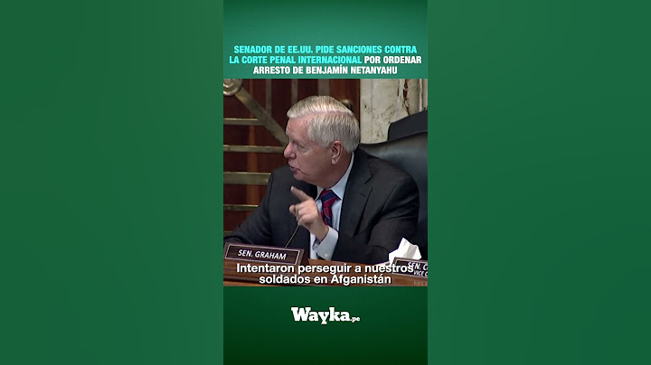 Senador de EE.UU. pide sanciones contra la CPI por ordenar arresto de Netanyahu