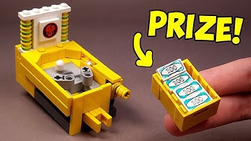 How to build a LEGO Pinball Machine with Prize!