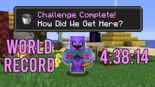 My First All Advancements World Record