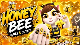 🍯🐝 HONEY BEE NAILS & OUTFIT 💅✨ | Cute & Creative Bee-Themed Nail Art 💛🖤 