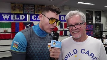 Freddie Roach Working Mitts with Manny Pacquiao