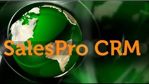 SalesPro CRM Navigation Icons