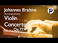 Jbrahms  violin concerto op77  1 allegro non troppo full piano accompaniment