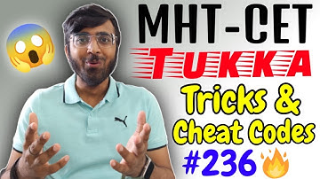 MHT-CET 2021🔥| Tukka Tricks For Physics❣️| Tricks & Cheat Codes #236 [Course Details In Description]
