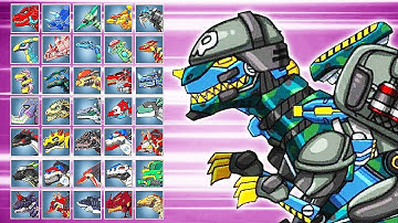 Dino Robot Battle Arena: T-Rex Soldier Striker (Assembly + Fights) | Eftsei Gaming
