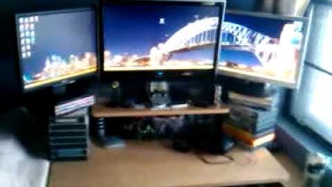 Eyefinity with 1 22inch & 2 17inch with 3840x1024