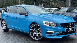 2015 Volvo V60 T6 3.0 Polestar in Rebel Blue - UK Spec - Very Rare - for sale at George Kingsley