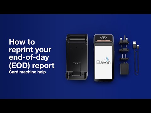 Reprint your ‘End of Day’ or EOD report