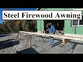 #437 - Mountain Lion Problems, Steel Firewood Awning Pt 1,  Moving Everything We Own Into The Shop.