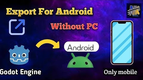 How to export Godot game from mobile (super simple way) || Godot game engine