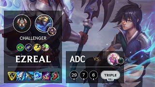 Ezreal ADC vs Seraphine - BR Challenger Patch 11.24