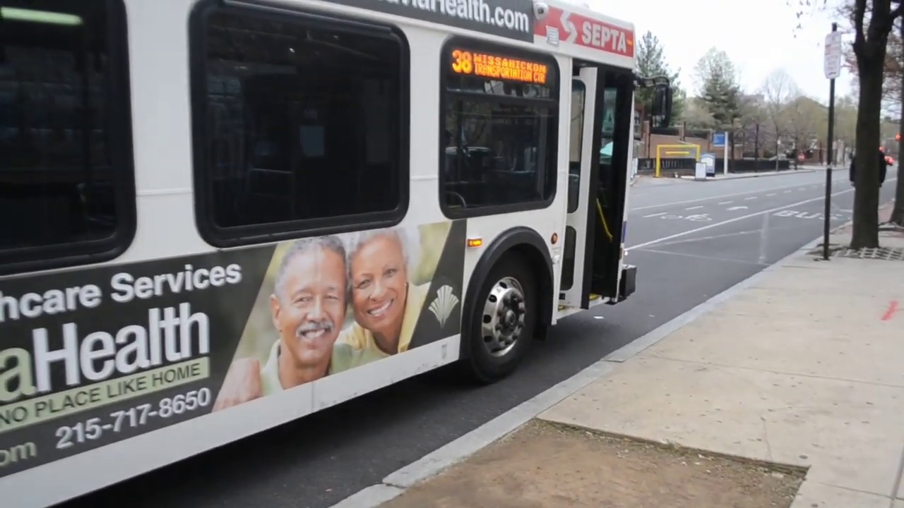 ( Retired) SEPTA - Ride Aboard 2002 New Flyer D40LF #5516 on Route 38 ...