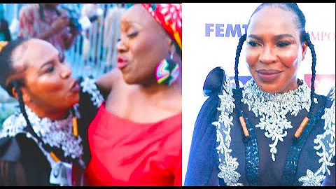 Humble,Fathia Balogun Goes Down On Her Knees To Welcome Joke Silva As She &Ronke Show Their Outfit