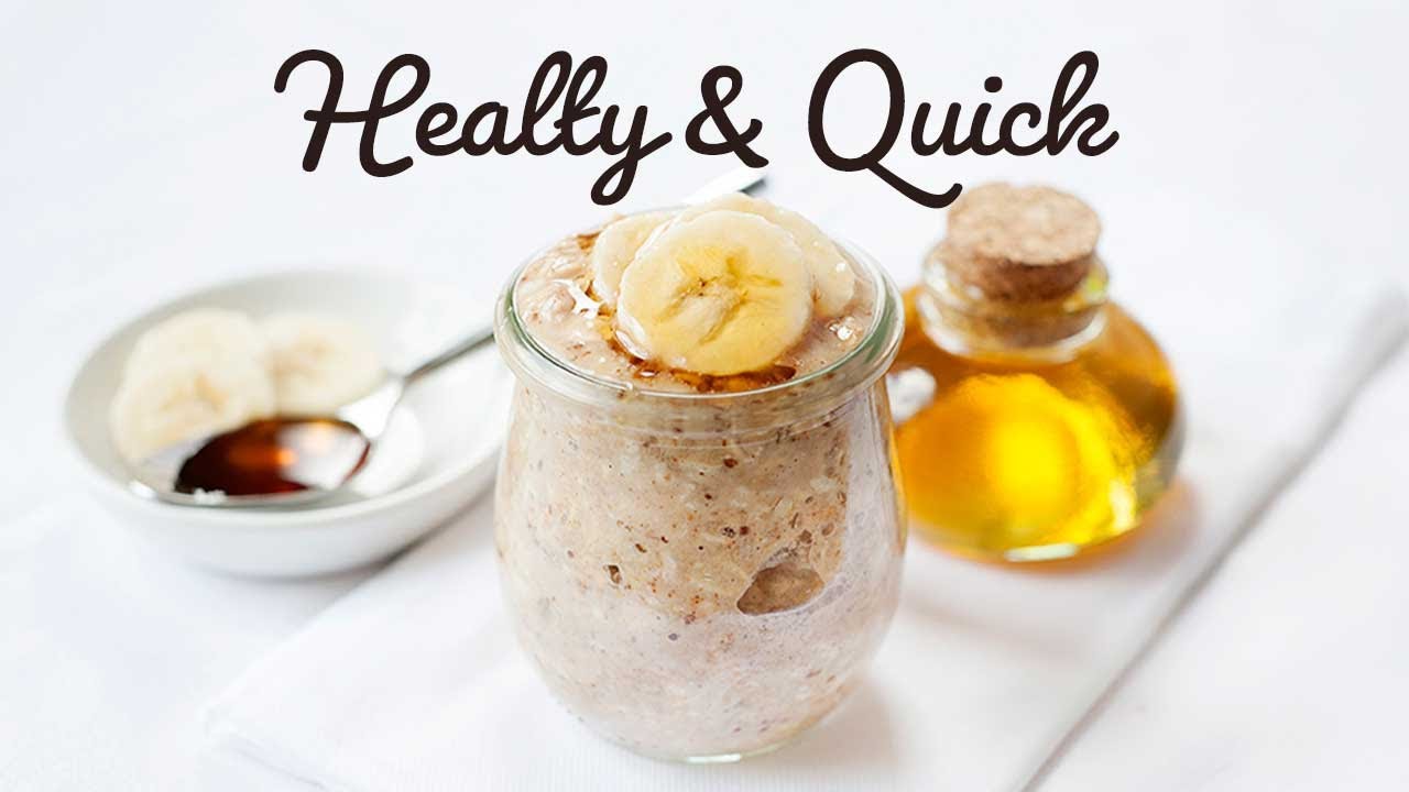 Banana Chia Overnight Oat and Yogurt Parfaits - Sweet Savory and Steph