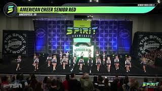 American Cheer Senior Red | Spirit Showcase Ontario 2025