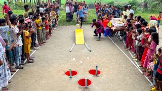 বোর্ডের উপর ফুটবল শটে মাটির গর্তে গোল দেয়ার কঠিন চ্যালেঞ্জ। কে কে জিতলো আকর্ষণীয় পুরস্কার দেখুন ?