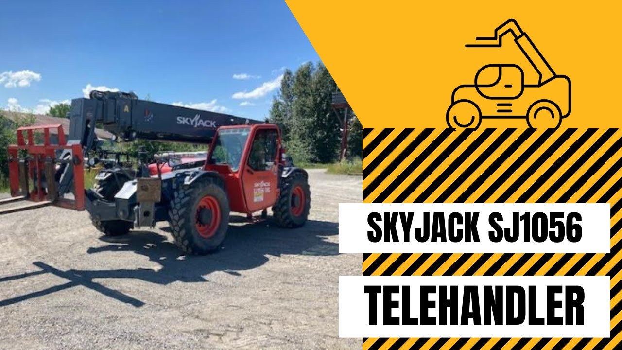 Used SKYJACK SJ1056  | 2018 SKYJACK TELEHANDLER | Leavitt Machinery [USED EQUIPMENT] 1-888-247-0567