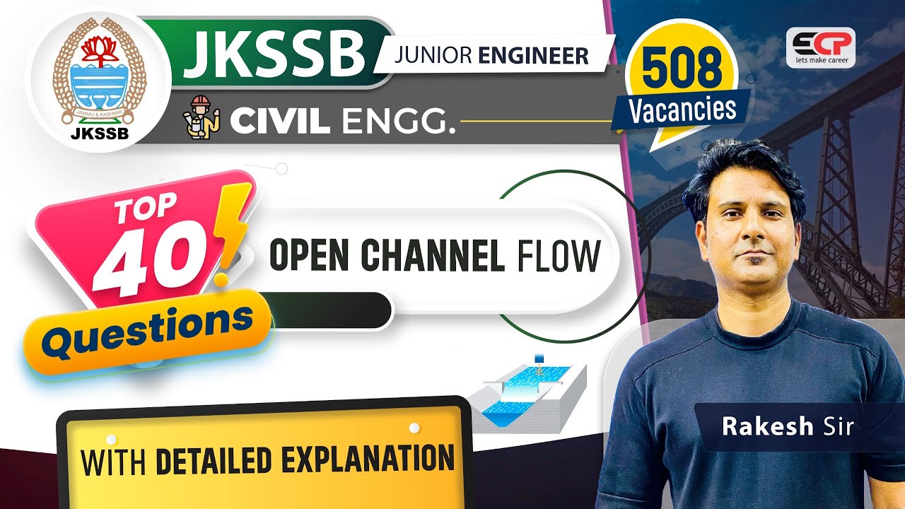 Top 50 Questions of OCF for JKSSB JE Civil with detailed explanation exam preparation 2025