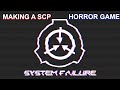 MAKING A SCP HORROR GAME Devlog 1