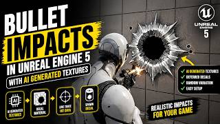 The Easiest Way to Create Bullet Hole Impacts in Unreal Engine With AI Generated Textures