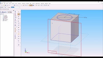 Solid part modeling and Generative drafting in Solid Edge(Video02)