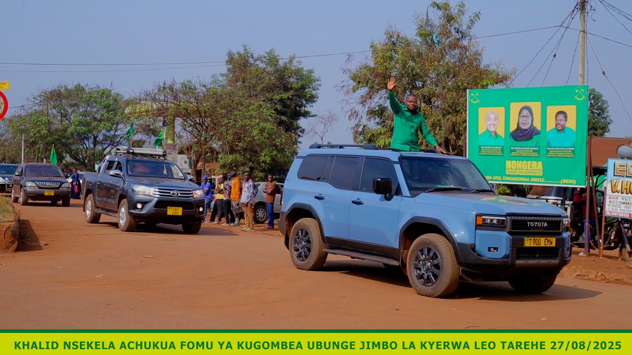 KHALID NSEKELA ACHUKUA NA KURUDISHA  FOMU YA KUGOMBEA UBUNGE JIMBO LA KYERWA