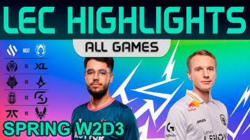 LEC Highlights Week2 Day3 LEC Summer 2023 All Games By Onivia