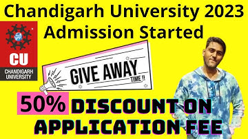Chandigarh University 2023 Application Form (Out) - How To Fill CUCET Application Form 2023