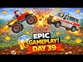 Day 39 Hill Climb Racing Live | High Score Challenge & Crazy Stunts #HillClimbRacing #gaminglive