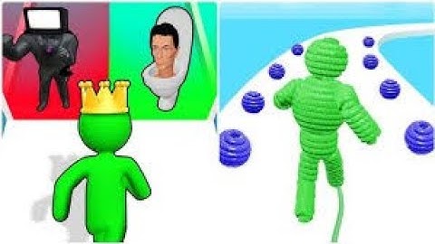 Giant Rush 3D Vs Rope Man 3D : Which Game is More Addictive?  All New Levels Game Mobile Walkthrough