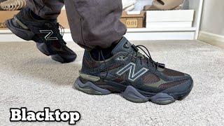 New Balance 9060 Blacktop Review& On foot - YouTube