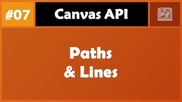 Learn Canvas in Arabic #07 - Paths And Lines