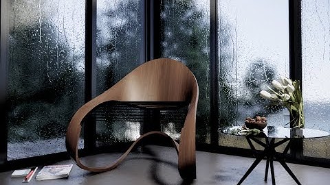 Sketchup Timelapse / Curved Chair