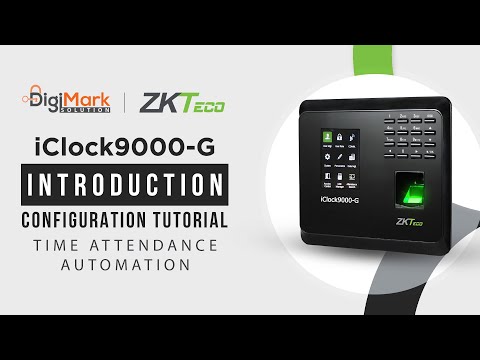 ZKTeco iClock9000-G | Unboxing & User ID Configuration Tutorial | Digi-Mark Solution