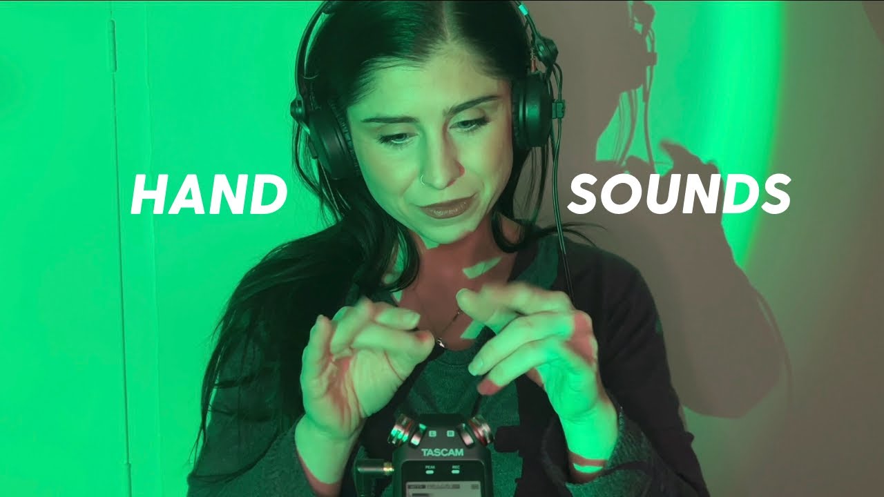 ASMR | HAND SOUNDS, with TASCAM MIC!
