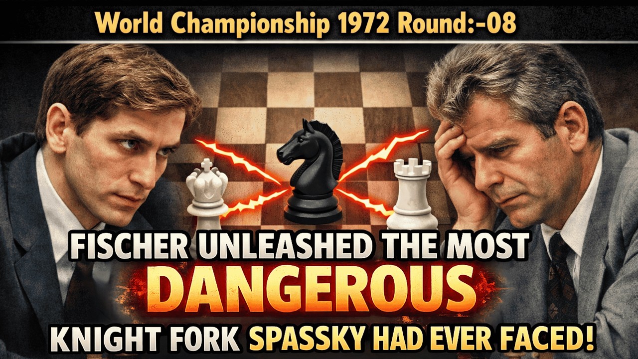 Fischer's Shocking Knight Fork That Crushed Spassky in Game 8 – You Won't Believe the Blunder!