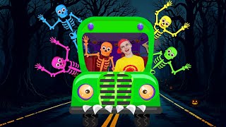 five skeletons in the bus on halloween song nick and poli