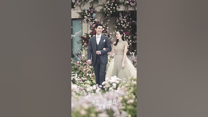 현빈❤손예진 결혼식 피로연 이브닝 드레스 놓칠수 없는 모습