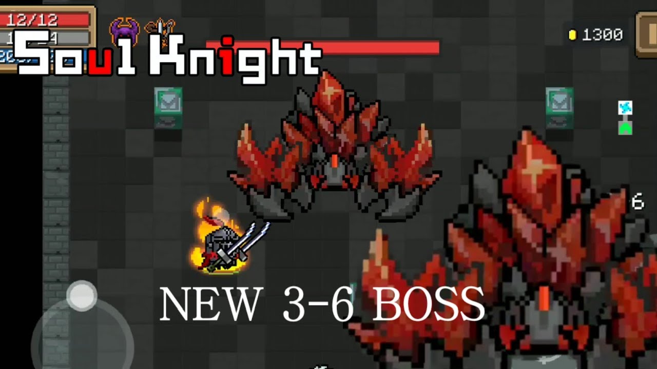 SOUL KNIGHT 36 TRUE FINAL BOSS THE SOUL KNIGHT DARK RUBY CRAB