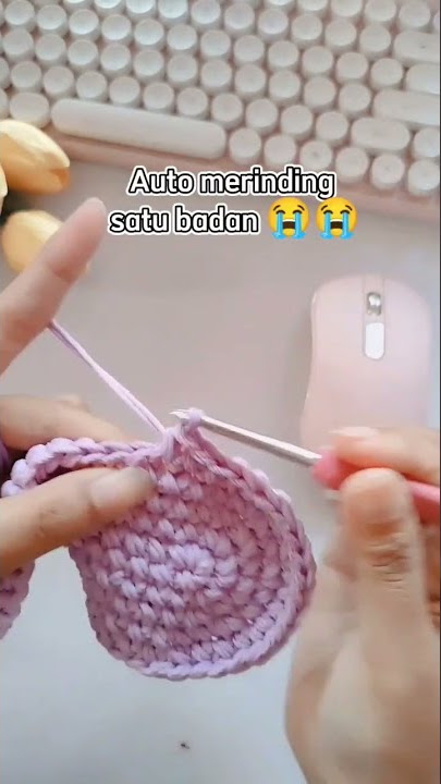 ASMR merajut.. yang g tahan mending g usah nonton dari pada nyesel