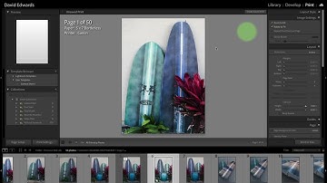 5x7 print preset in Lightroom