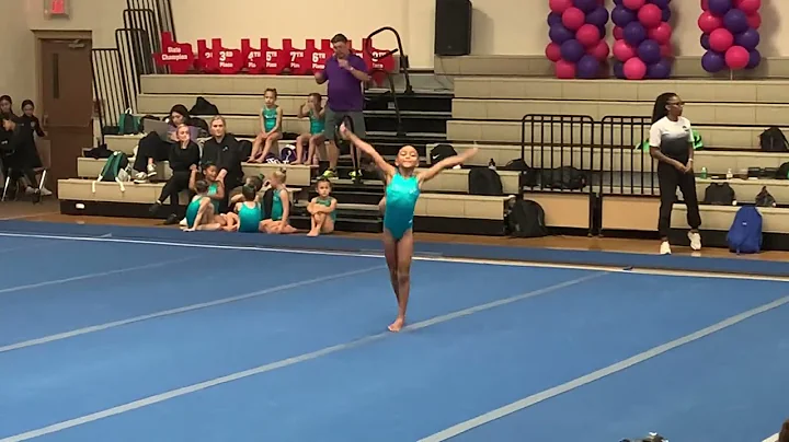 🔥 Level 3 State 🎖️ 9.9 Floor  #usag #gymnasticsfloorroutine
