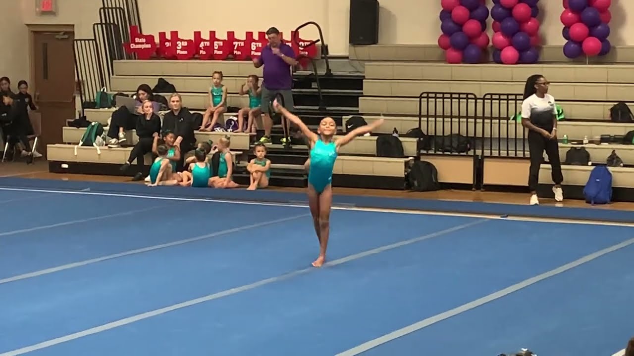 🔥 Level 3 State 🎖️ 9.9 Floor  #usag #gymnasticsfloorroutine