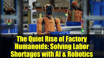 The Quiet Rise of Factory Humanoids: Solving Labor Shortages with AI & Robotics
