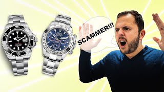 Watch Dealer Tried To Scam Me With Polished (Unworn Rolex Watch)!
