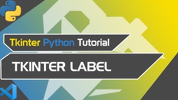 python tkinter tutorial #3 | label text & label image
